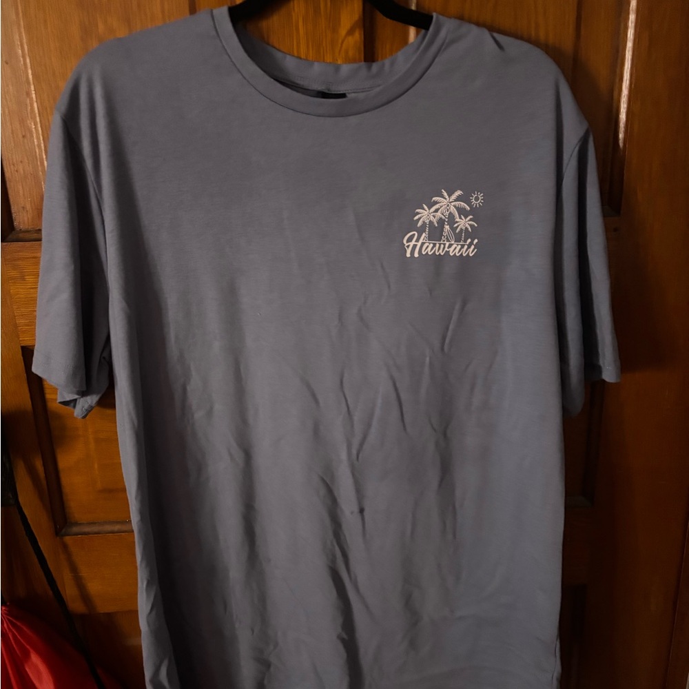 NFINITY Charcoal Hawaii Palm Tee